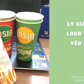 Ly Giấy 660ml Đựng Trà Sữa Có Nắp Đậy 