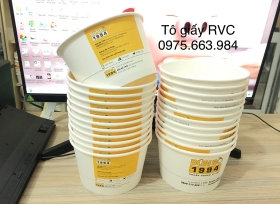 In Tô Giấy Đựng Thức Ăn Theo Mẫu Riêng