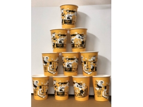 Ly Giấy Đựng Cafe Nước Ép Các Loại 420ml In Sẵn