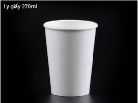 Ly Giấy 270ml Đựng Cafe Nóng Có Nắp Đậy Cao Cấp Giá Rẻ