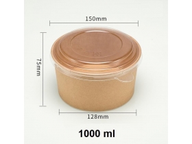 Tô Giấy Kraft 1000ml đựng thực phẩm